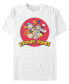 Фото #1 товара Men's Looney Tunes Classic Circle Short Sleeve T-shirt