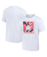 ფოტო #1 პროდუქტის Men's and Women's White Mickey & Friends Current Mood T-shirt