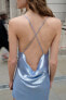 Фото #3 товара Мини-платье с блестящими деталями ZARA
