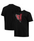 Фото #2 товара Men's Black Arizona Cardinals Big and Tall 2-Hit T-shirt
