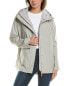 Save The Duck Miley Short Rain Jacket Women's Grey 00/Xxs