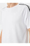 Erkek T-shirt Beyaz 4sam10032nk