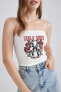 Coool Guns N' Roses Fitted Baskılı Fitilli Kaşkorse Atlet B3851ax23hs