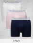 Polo Ralph Lauren 3 pack trunks with logo waistband in multi