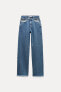 Z1975 MID-WAIST STRAIGHT CUT OUT JEANS