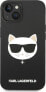 Karl Lagerfeld Etui Karl Lagerfeld KLHMP14MSLCHBK Apple iPhone 14 Plus hardcase czarny/black Silicone Choupette Head Magsafe