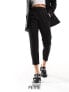 Фото #1 товара Vila Petite mix and match slim trouser co-ord in black