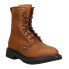 Justin Original Workboots Livestock 8 Inch Electrical Work Mens Brown Work Safe