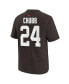 Big Boys Nick Chubb Brown Cleveland Browns Player Name and Number T-shirt