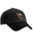 Фото #4 товара Men's Black Pittsburgh Penguins Core Adjustable Hat