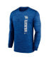 ფოტო #3 პროდუქტის Men's Royal Kentucky Wildcats 2024 Sideline Velocity Performance Long Sleeve T-Shirt