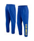 ფოტო #1 პროდუქტის Men's Royal Los Angeles Rams Chop Block Fleece Sweatpants