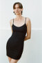 Фото #3 товара Короткое компрессионное платье-комбинация ZARA