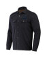 Фото #2 товара Men's Darius Rucker Collection by Black Seattle Mariners Ringstop Full-Snap Shacket