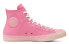 Кеды женские Converse Neon Leather Chuck Taylor All Star High Top 166568C, розовые 36 - фото #3