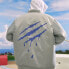 Фото #23 товара Куртка Suamoment Стильная с кровавыми когтями и рисунком Хип-хоп для уличного стиля с молнией, для мужчин и женщин, хлопковая одежда 020D001