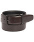 Фото #3 товара Men's Stretch Reversible Faux-Leather Belt