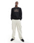 PS Paul Smith embroid chest logo sweatshirt in black