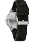 Men's Marine Star Black Silicone Strap Watch 43mm