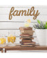 Фото #7 товара Stratton Home Decor Family Natural Wood Script Wall Art