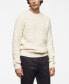 Фото #3 товара Men's Braided Knitted Sweater