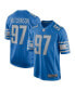 Мужская футболка Nike Aidan Hutchinson синяя Detroit Lions 2022 NFL Draft First Round Pick Game Jersey M - фото #1