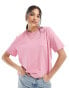 Фото #1 товара & Other Stories relaxed short sleeve t-shirt in pink