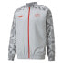 Фото #1 товара Puma Sfv Prematch Full Zip Jacket Mens Grey Casual Athletic Outerwear 76741702