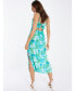 ფოტო #3 პროდუქტის Women's Brush Stroke Watercolor Midi Dress