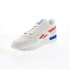 Фото #7 товара Reebok Classic Leather Mens Beige Leather Lifestyle Sneakers Shoes