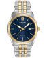 ფოტო #1 პროდუქტის Men's Eco-Drive Two-Tone Stainless Steel Bracelet Watch 40mm BM7334-58L