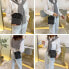 Фото #14 товара Kris Anna Women's Rivets Mini Shoulder Bag with Shoulder Strap Chain Tassel Black Disposable