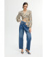 ფოტო #4 პროდუქტის Women's Jeans with Asymmetric Closure