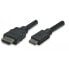 Фото #1 товара Techly ICOC-HDMI-B-050 - 5 m - HDMI Type A (Standard) - HDMI Type A (Standard) - Black