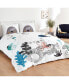 Фото #2 товара Underwater Love 100% Cotton Duvet & Pillowcase Set - Twin