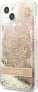 Guess Guess GUHCP13SLFLSD iPhone 13 mini 5,4" złoty/gold hardcase Paisley Liquid Glitter - фото #2