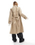 New Look trench coat in stone