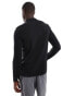 Farah blanes long sleeve polo in black