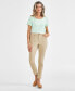 Фото #1 товара Women's Mid Rise Curvy-Fit Skinny Jeans, Created for Macy's