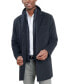 Фото #1 товара Men's Wool-Blend Overcoat & Attached Vest
