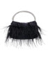Фото #1 товара Crystal Handle Feather Pouch