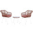 Table set with 2 chairs DKD Home Decor 56 x 57,5 x 82 cm