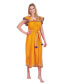 Фото #2 товара Women's Maxi Sandrine Dress Marigold Embroidery