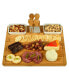 Фото #1 товара Sherborne Large Bamboo Cheese Board Set with 4 Tools and 2 Bowls