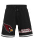 Фото #2 товара Men's Black Arizona Cardinals Classic Chenille Shorts