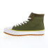 Diesel S-Principia Mid Mens Green Canvas Lace Up Lifestyle Sneakers Shoes 12