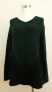 Style & Co Women's Sweater Stitch Pullover V Neck Pine Green Black M