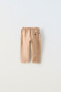 Фото #4 товара Льняные брюки с карманами ZARA