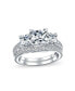 Фото #1 товара Кольцо Bling Jewelry 3CT Square Princess Cut