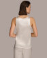 ფოტო #2 პროდუქტის Women's Satin Scoop-Neck Tank Top